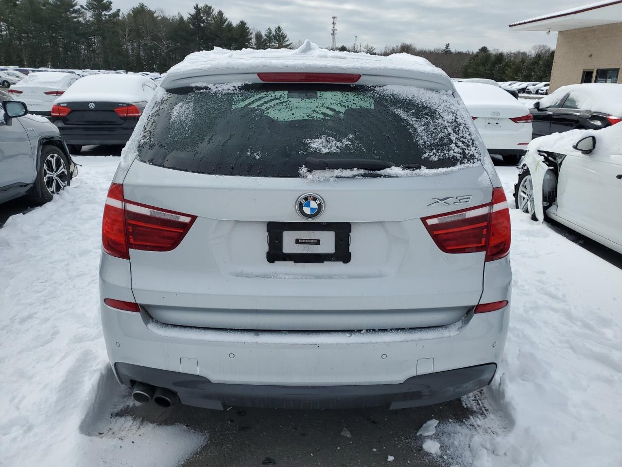 2016 BMW X3 VIN 5UXWX9C5XG0D81093 Copart auction photo, front end damage thumbnail 6
