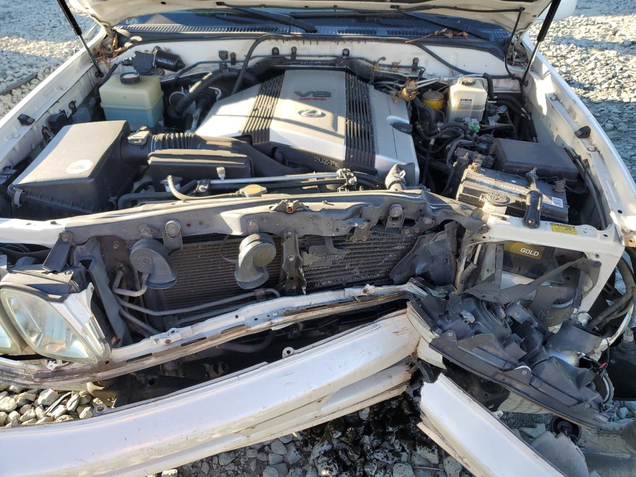 2005 Lexus LX VIN JTJHT00WX53550419 Copart auction photo, front end damage thumbnail 12