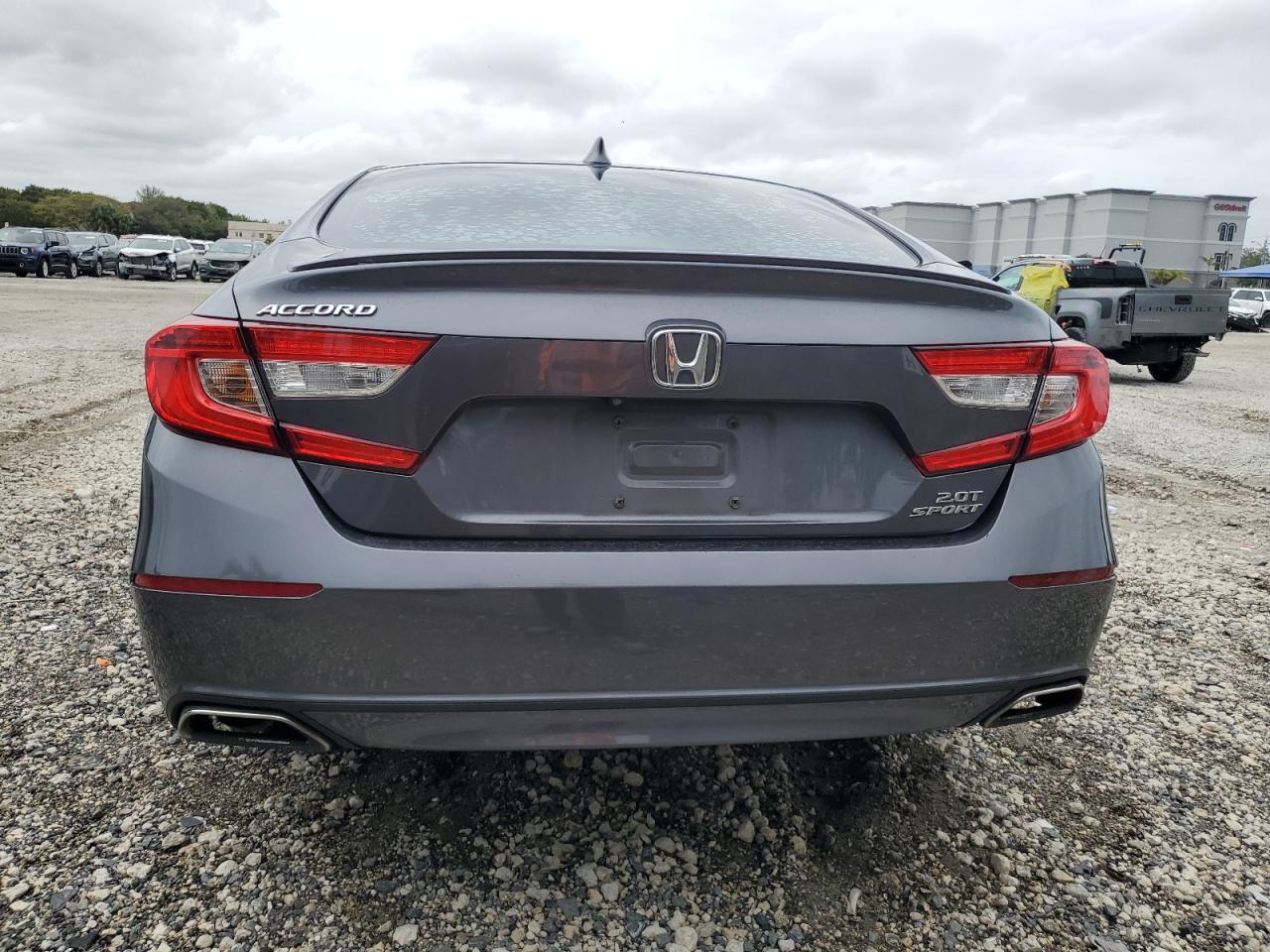 2020 Honda Accord VIN 1HGCV2F3XLA020798 Copart auction photo, side damage thumbnail 6
