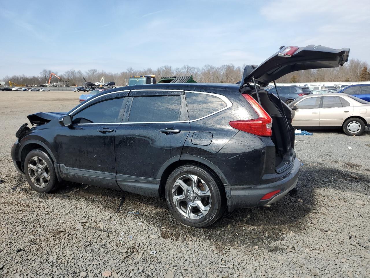2017 Honda CR-V VIN 2HKRW2H56HH666599 Copart auction photo, front end damage thumbnail 2