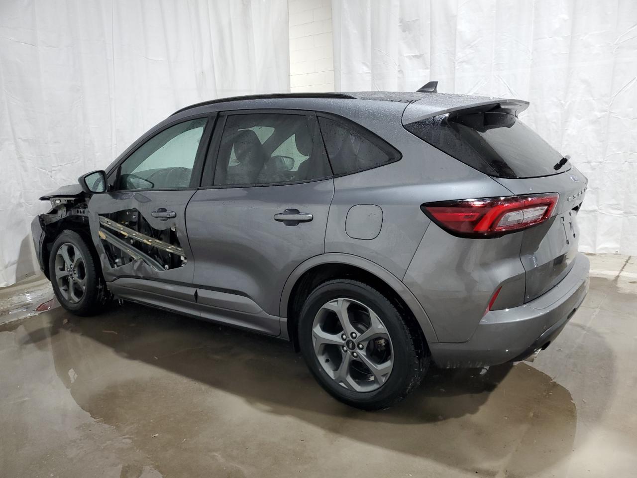 2023 Ford Escape VIN 1FMCU0MN2PUA79516 Copart auction photo, side / front end damage thumbnail 2