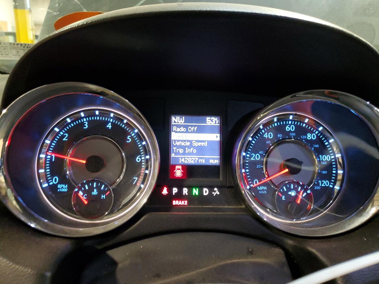 2012 Chrysler Town & Country VIN 2C4RC1BG3CR244671 Copart auction photo, front end / vandalism damage thumbnail 9