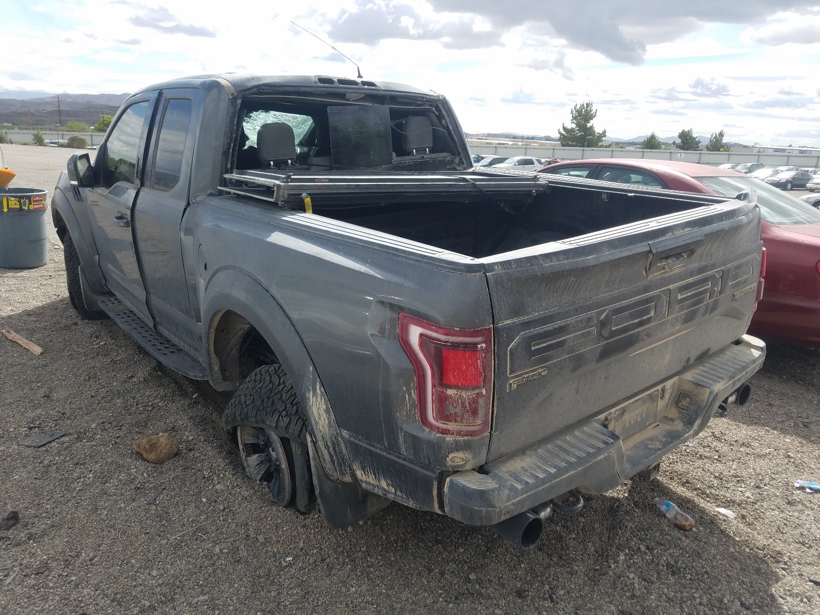 2018 Ford F-150 VIN 1FTEX1RG7JFB86528 Copart auction photo, rollover damage thumbnail 3