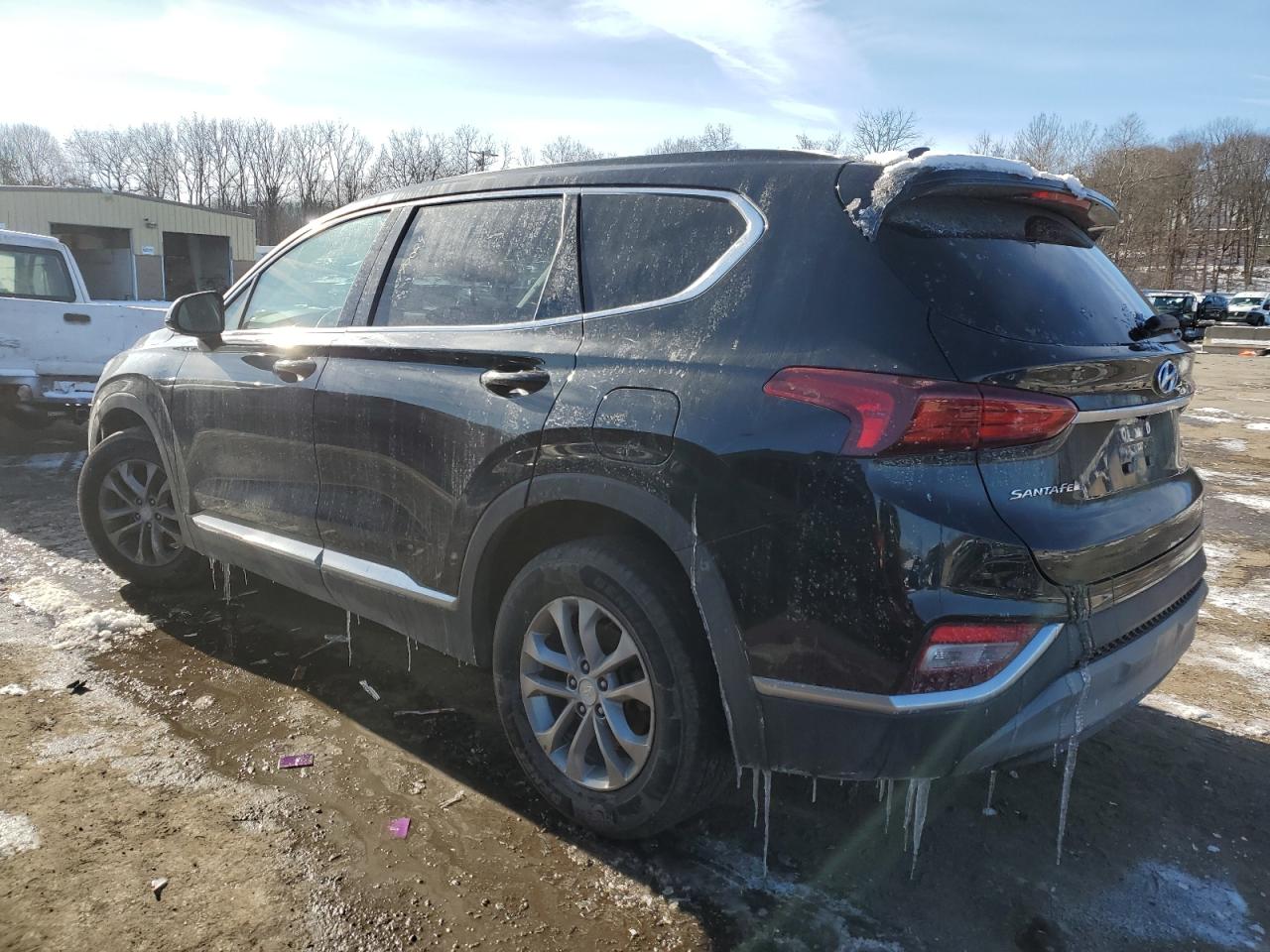 2020 Hyundai Santa Fe VIN 5NMS3CAD0LH164064 Copart auction photo, all over damage thumbnail 2