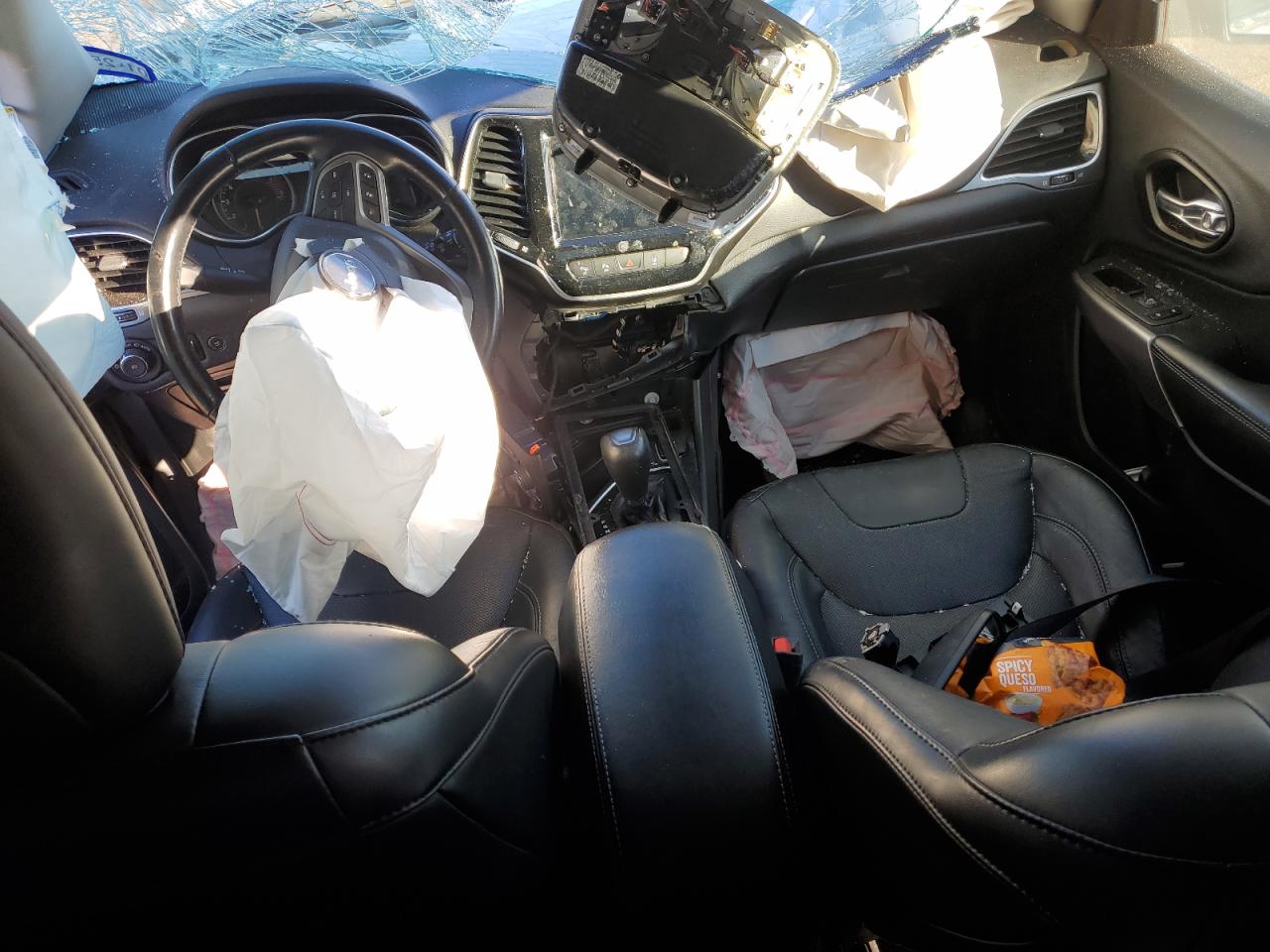 2021 Jeep Grand Cherokee VIN 1C4PJLDX1MD183475 Copart auction photo, front end / all over damage thumbnail 8
