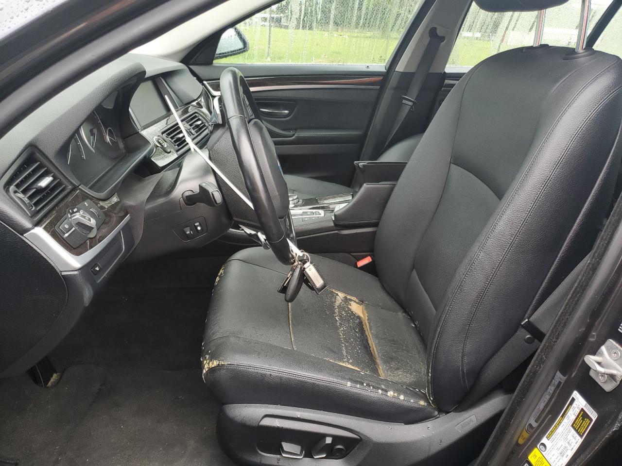2016 BMW 5er VIN WBA5B3C50GG252421 Copart auction photo, water/flood damage thumbnail 7