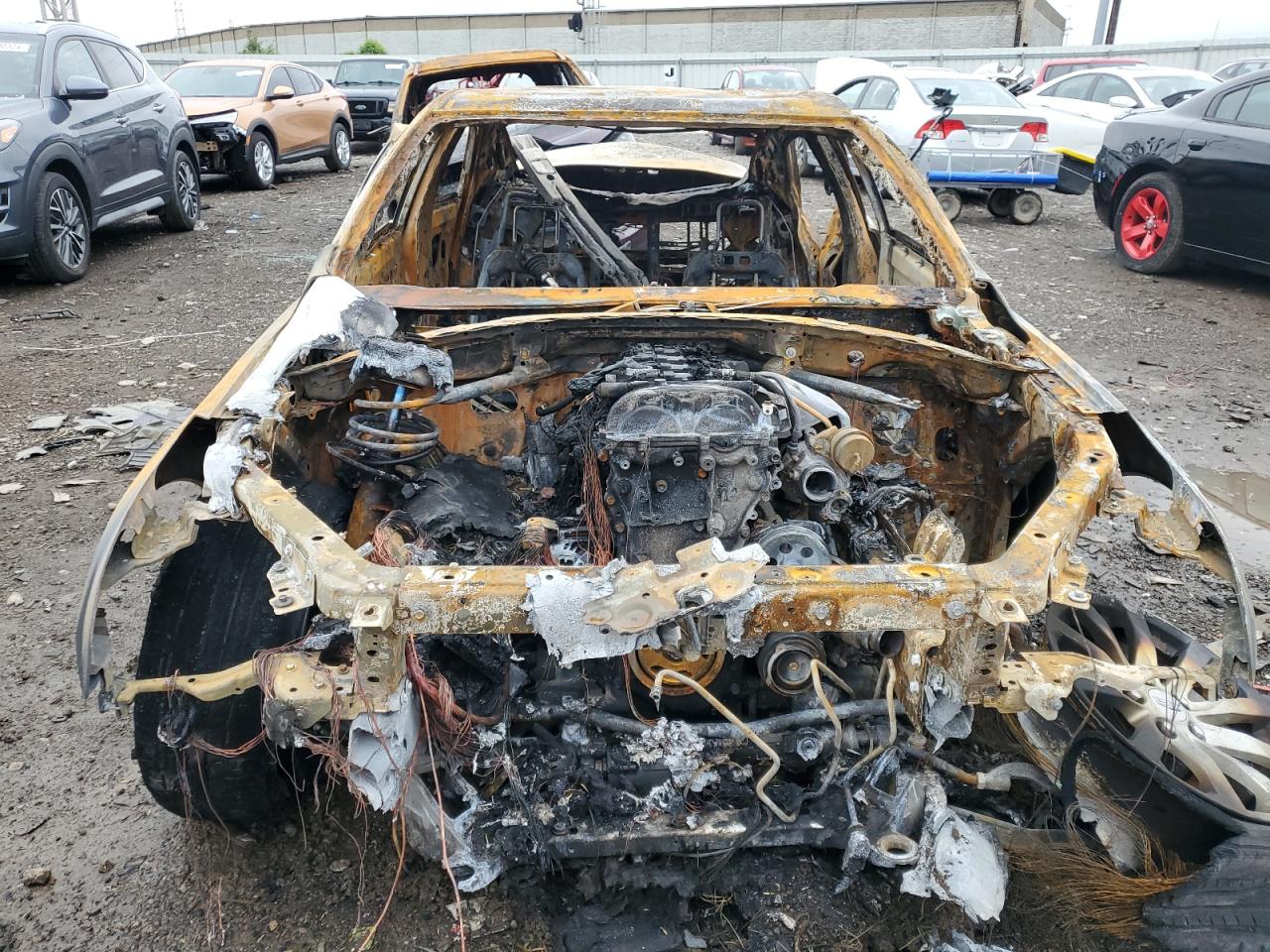 2017 Cadillac ATS VIN 1G6AG5RX5H0149984 Copart auction photo, burn damage thumbnail 5