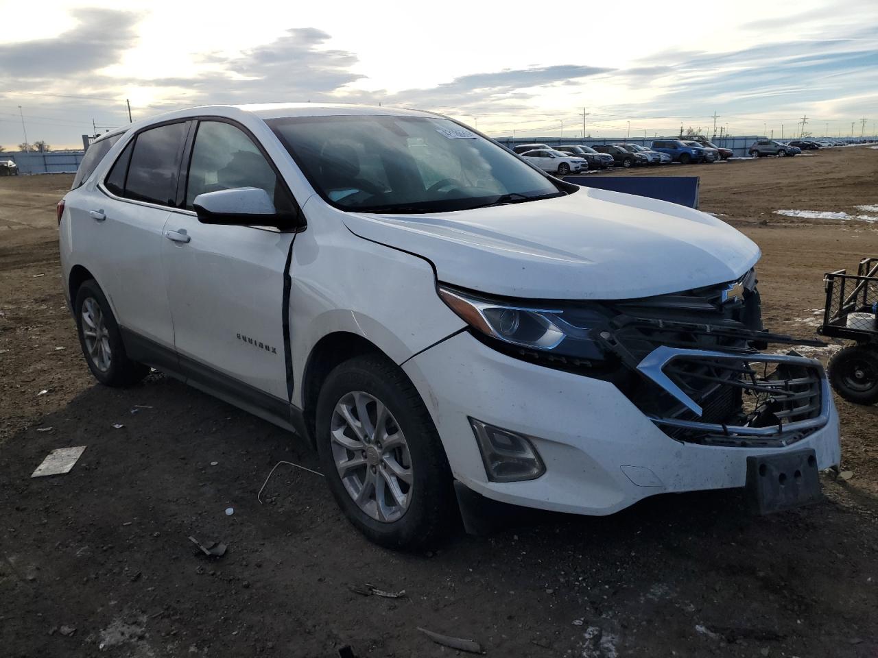 2018 Chevrolet Equinox VIN 3GNAXSEV2JS577436 Copart auction photo, front end / rear end damage thumbnail 4