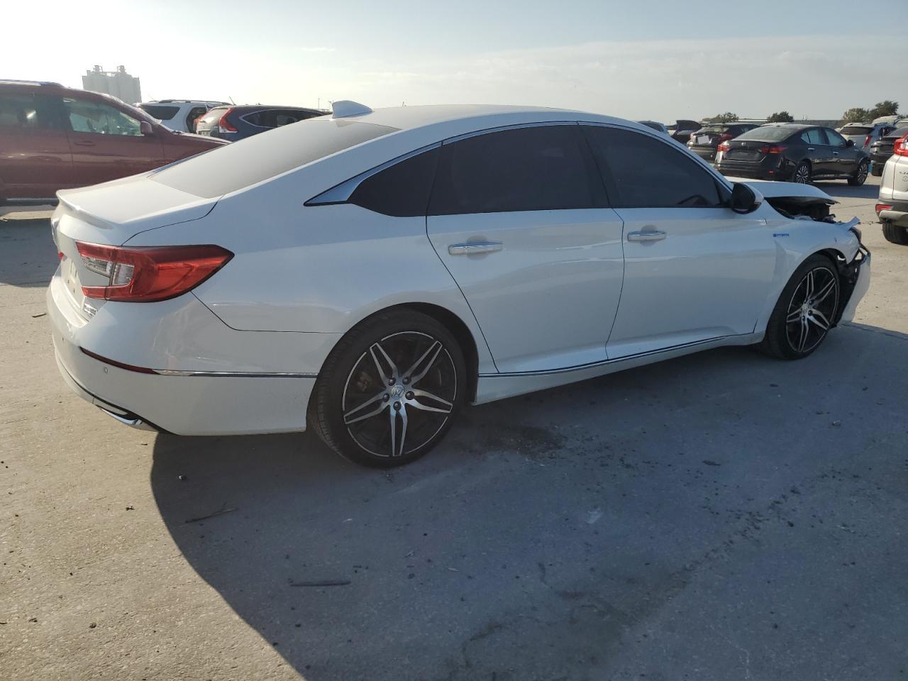 2022 Honda Accord VIN 1HGCV3F96NA000206 Copart auction photo, front end damage thumbnail 3