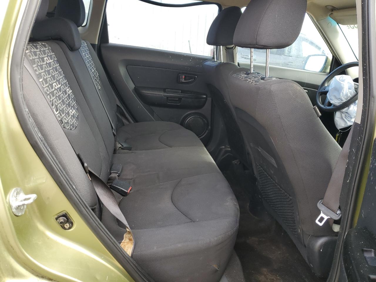 2011 KIA Soul VIN KNDJT2A21B7195379 Copart auction photo, front end / rear end damage thumbnail 10