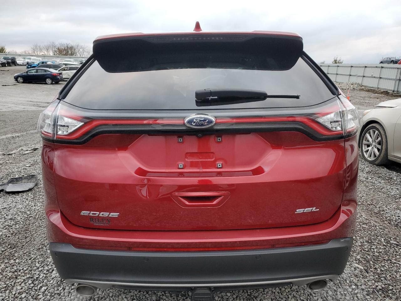2017 Ford Edge VIN 2FMPK3J81HBB71733 Copart auction photo, front end / minor dent/scratches damage thumbnail 6