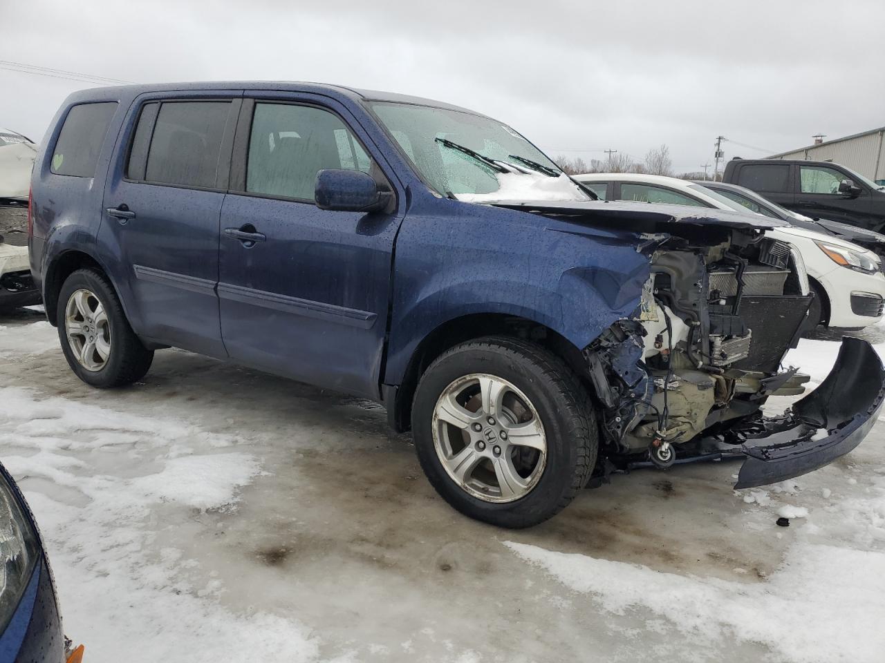 2014 Honda Pilot VIN 5FNYF4H51EB042212 Copart auction photo, front end damage thumbnail 4