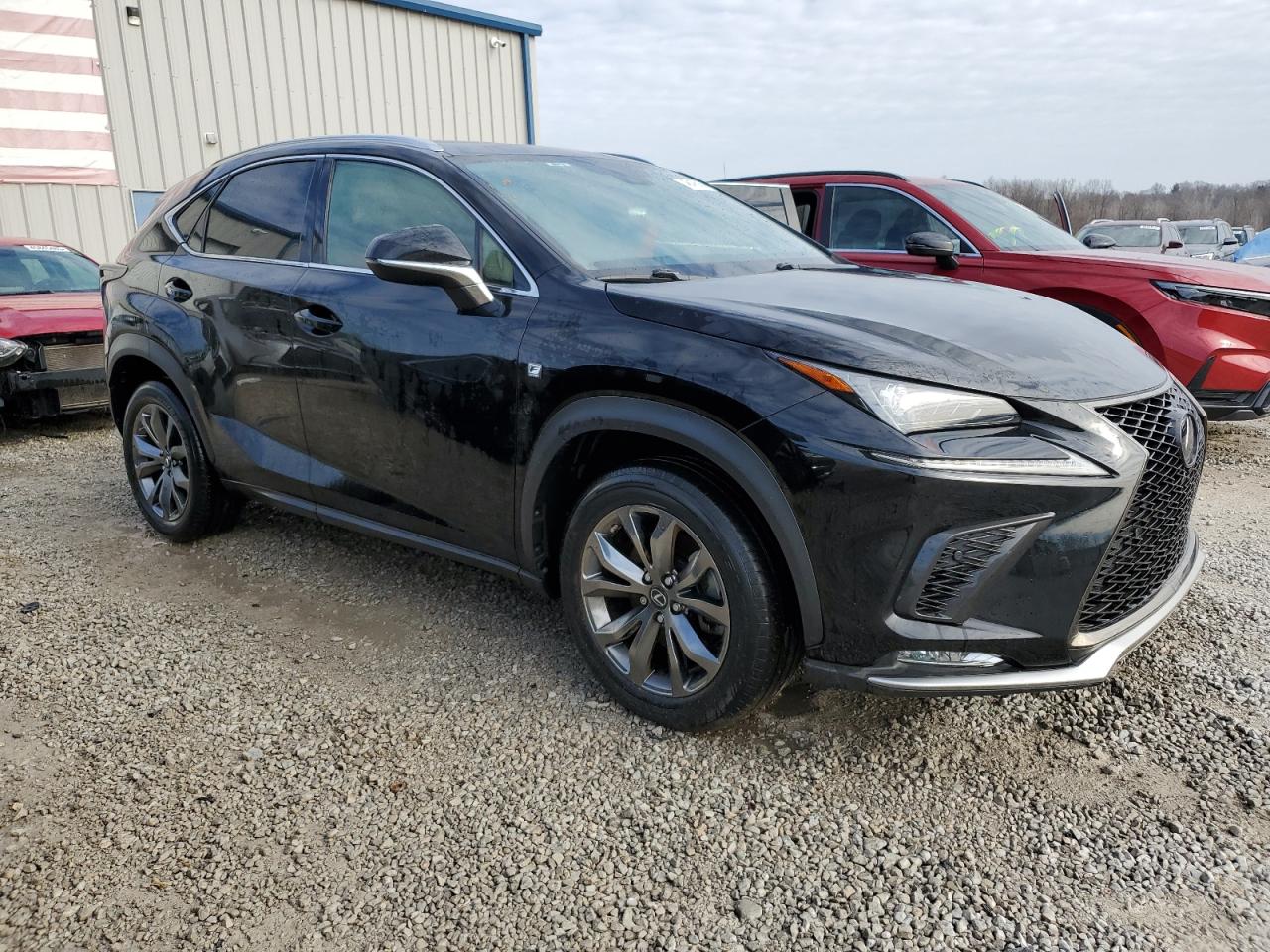 2021 Lexus NX VIN JTJSARBZ9M2186540 Copart auction photo, water/flood damage thumbnail 4