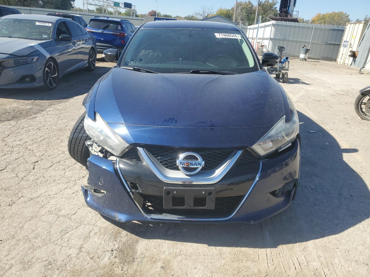 2017 Nissan Maxima VIN 1N4AA6AP7HC382138 Copart auction photo, front end / side damage thumbnail 5