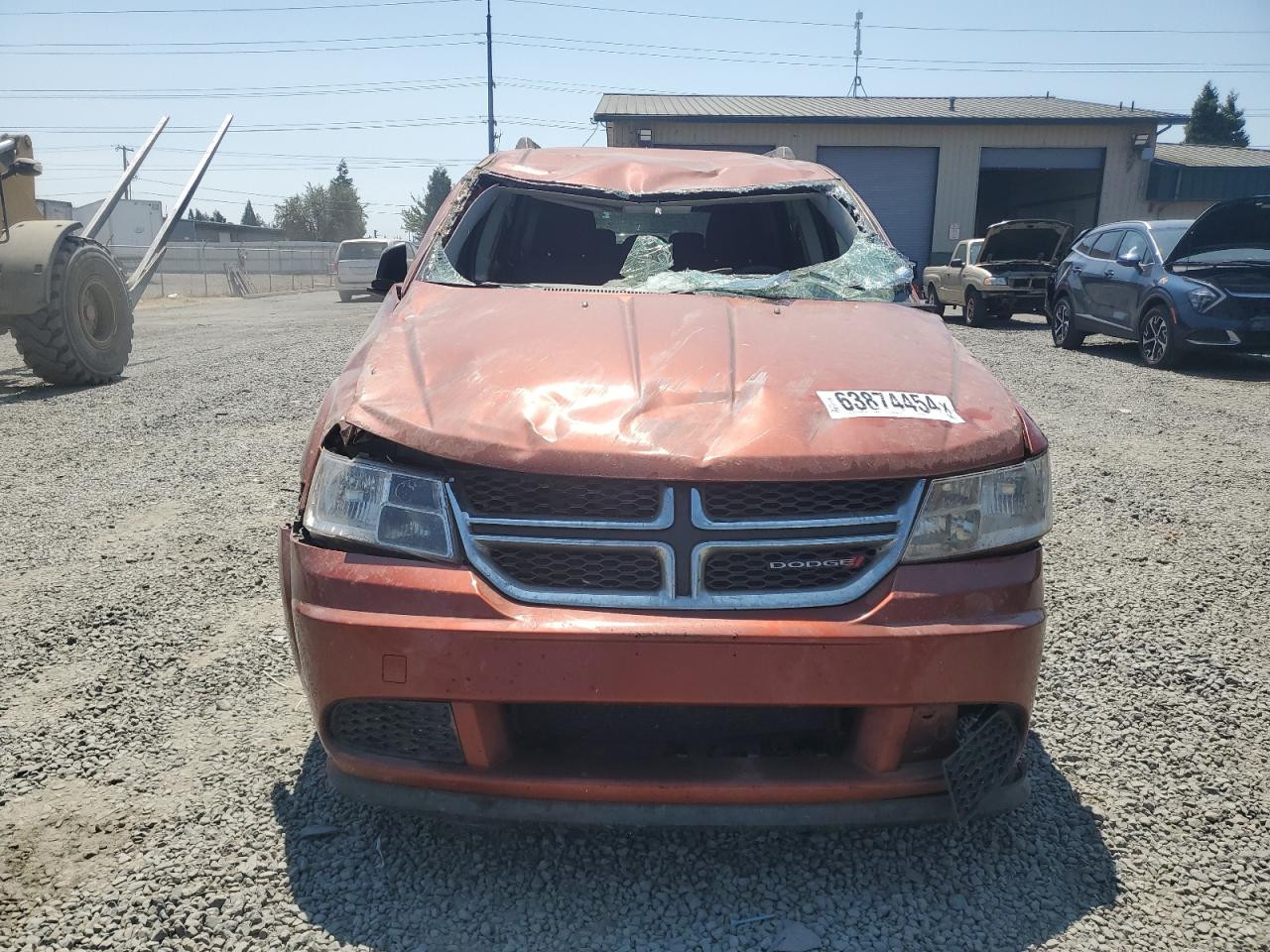 2014 Dodge Journey VIN 3C4PDCAB1ET216597 Copart auction photo, rollover damage thumbnail 5