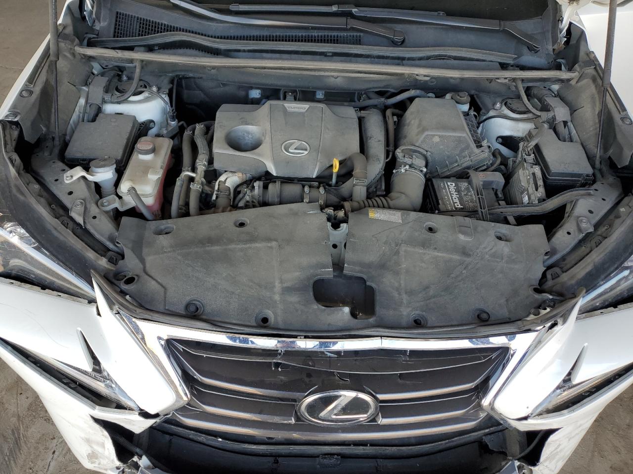 2016 Lexus NX VIN JTJBARBZ4G2052331 Copart auction photo, front end damage thumbnail 12