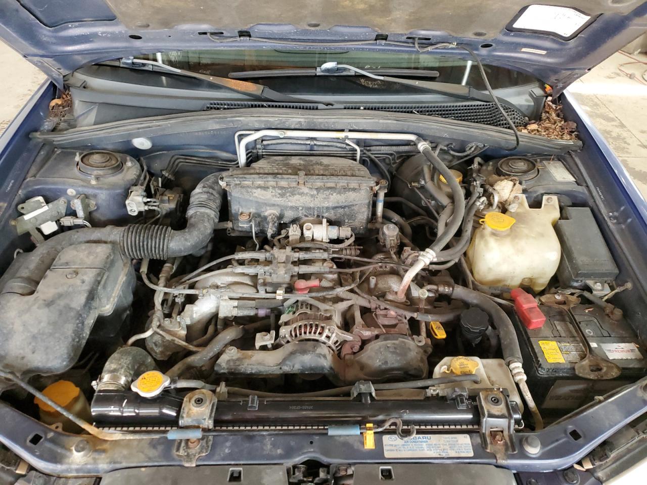 2004 Subaru Forester VIN JF1SG63674H712834 Copart auction photo, rear end / undercarriage damage thumbnail 12
