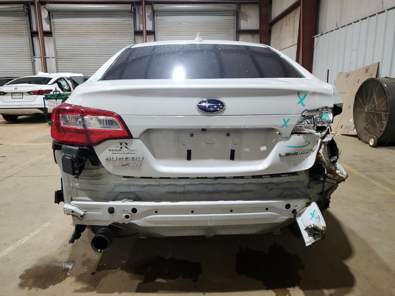 2016 Subaru Legacy VIN 4S3BNBN6XG3033552 Copart auction photo, rear end damage thumbnail 6
