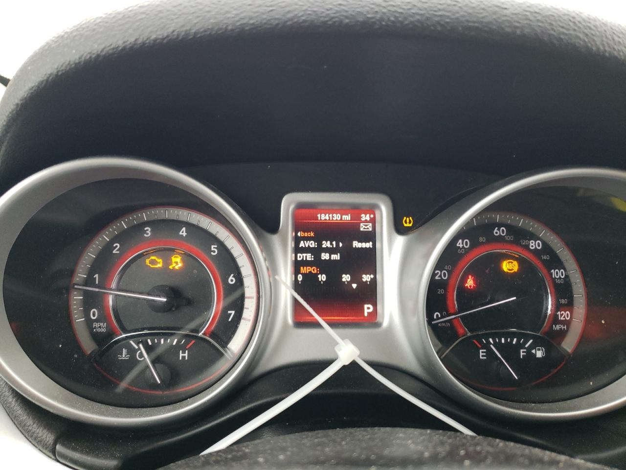 2016 Dodge Journey VIN 3C4PDCAB0GT237833 Copart auction photo, front end / rear end damage thumbnail 9