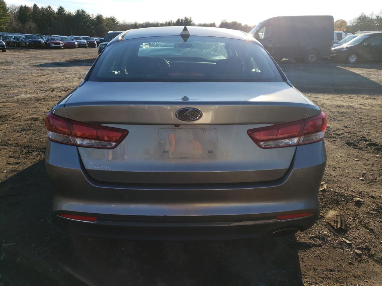 2018 KIA Optima VIN 5XXGT4L34JG271582 Copart auction photo, front end / mechanical damage thumbnail 6