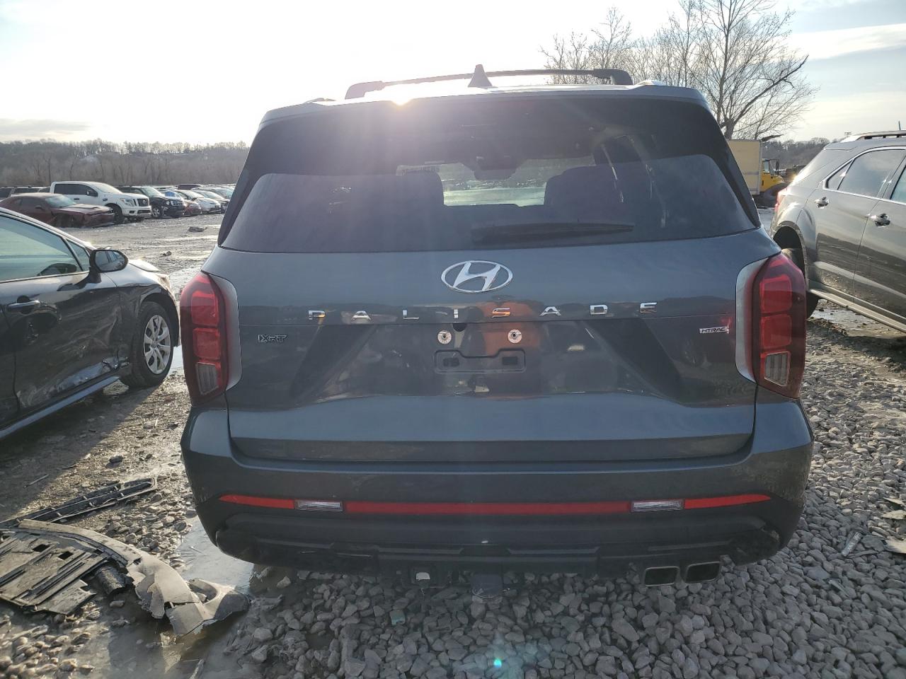 2024 Hyundai Palisade VIN KM8R3DGE6RU797878 Copart auction photo, front end / minor dent/scratches damage thumbnail 6