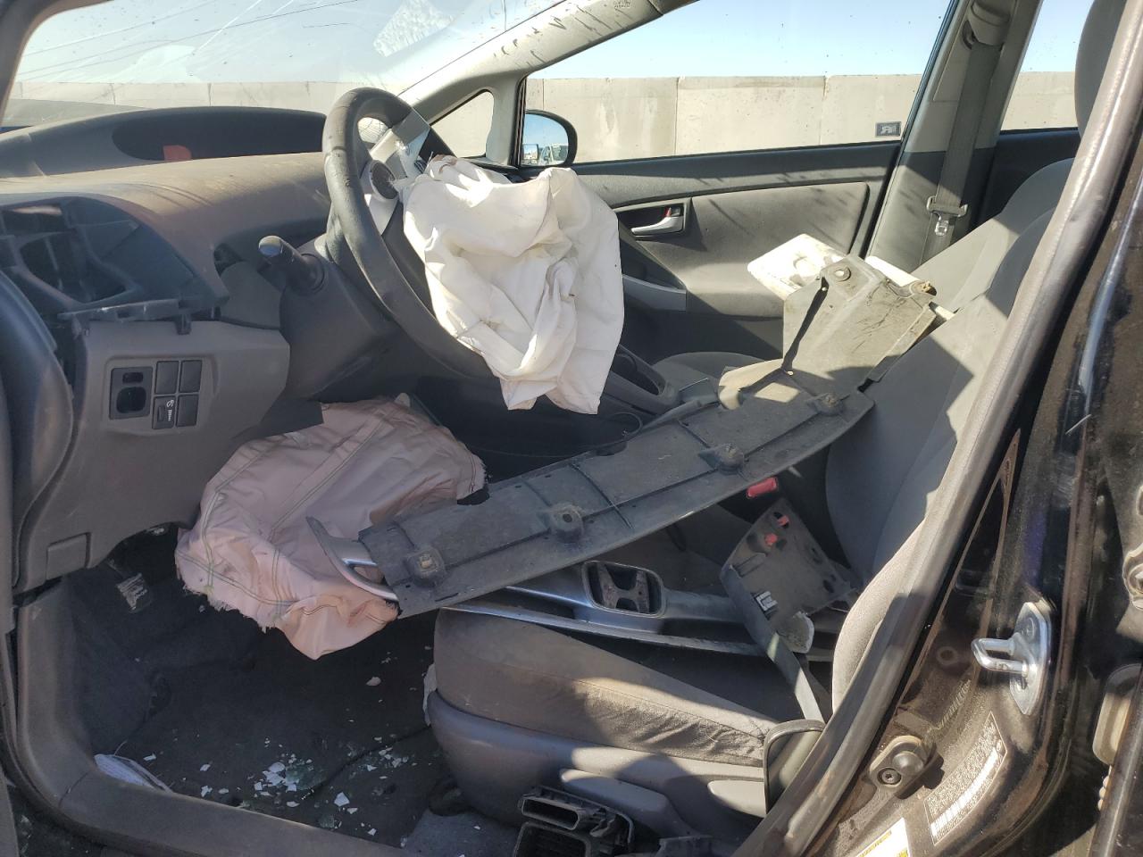 2011 Toyota Prius VIN JTDKN3DUXB1400167 Copart auction photo, front end / rear end damage thumbnail 7