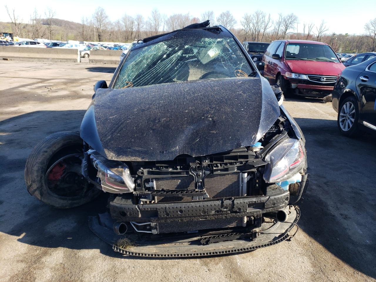 2015 Volkswagen GTI VIN 3VW4T7AU3FM103452 Copart auction photo, all over damage thumbnail 5