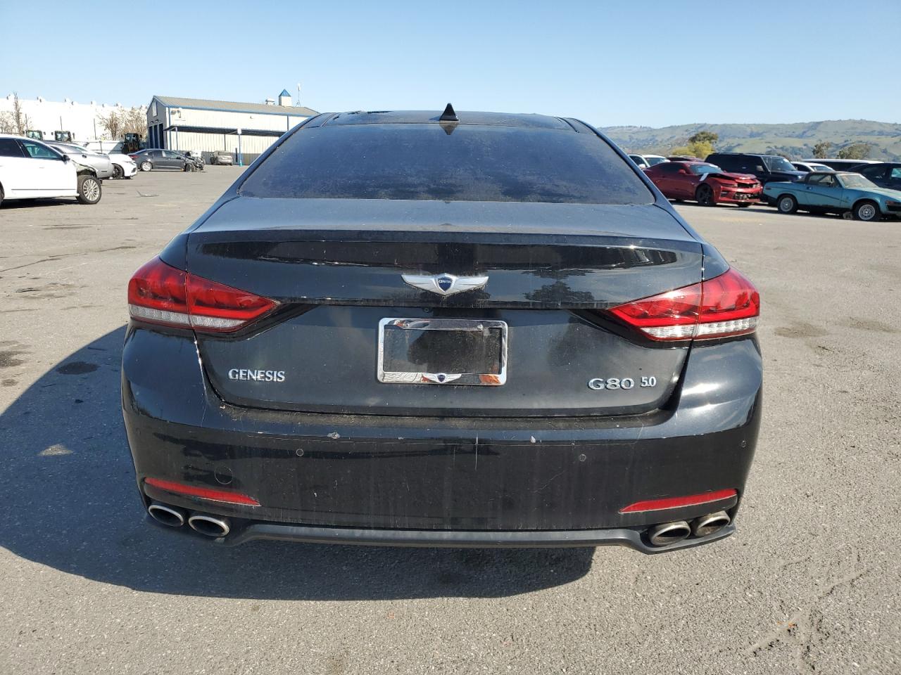 2015 Hyundai Genesis VIN KMHGN4JF6FU085157 Copart auction photo, water/flood / top/roof damage thumbnail 6