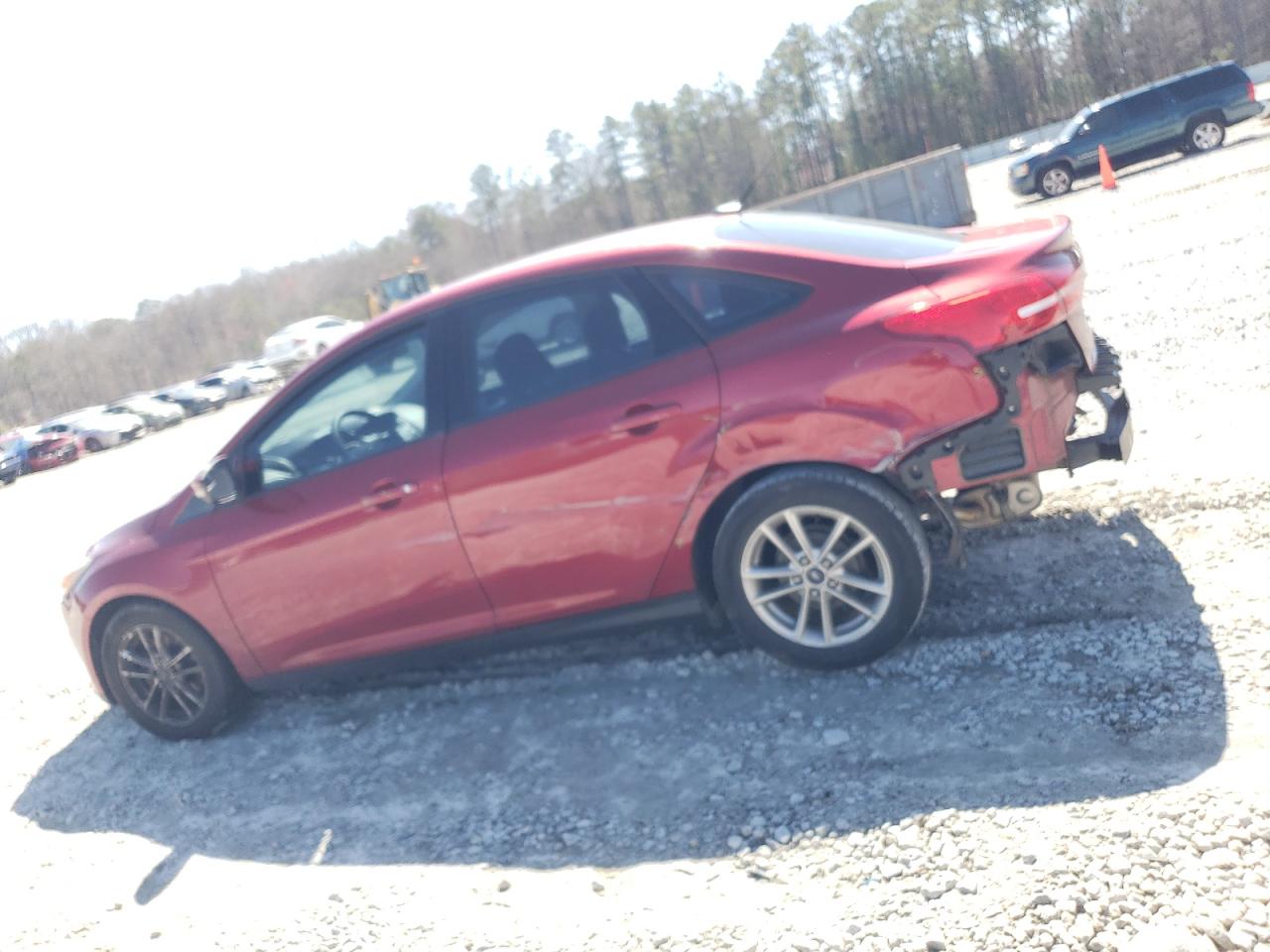 2015 Ford Focus VIN 1FADP3F28FL344910 Copart auction photo, side / rear end damage thumbnail 2