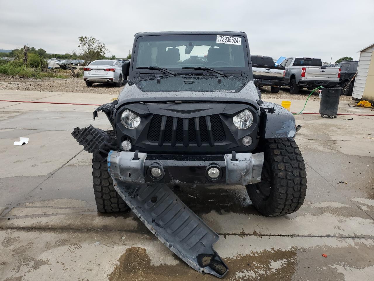 2016 Jeep Wrangler VIN 1C4BJWEG9GL207350 Copart auction photo, rollover damage thumbnail 5
