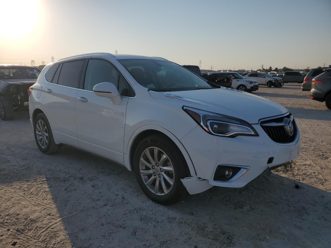 2020 Buick Envision VIN LRBFXCSA1LD229019 Copart auction photo, front end damage thumbnail 4
