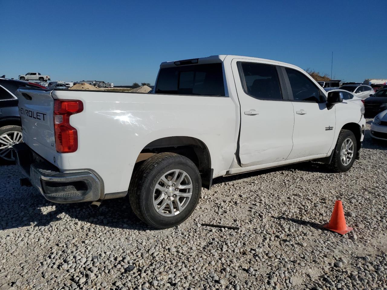 2019 Chevrolet Silverado VIN 3GCPWCED6KG291452 Copart auction photo, front end / side damage thumbnail 3