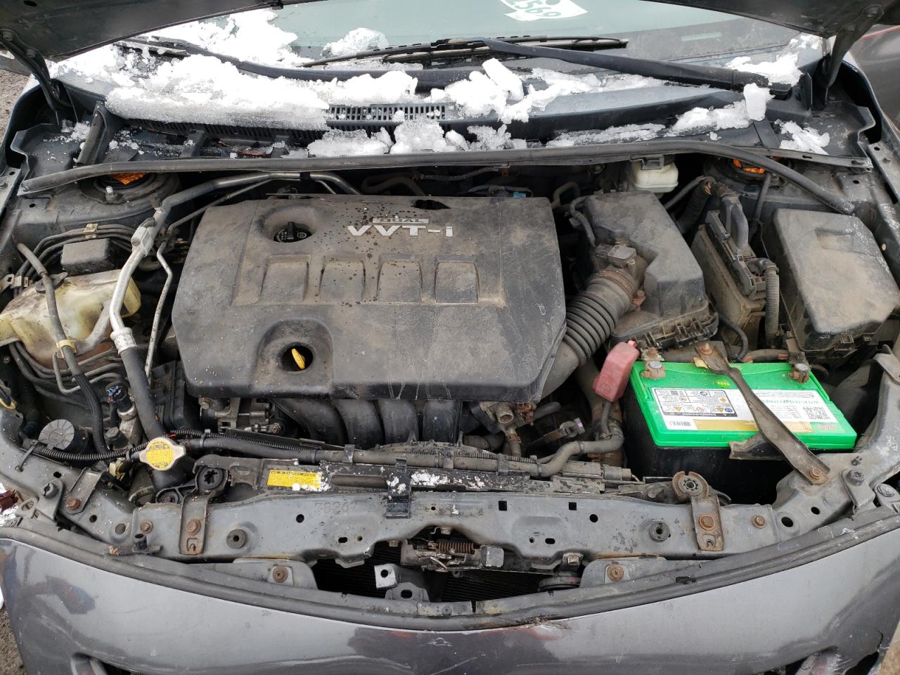 2010 Toyota Corolla VIN 2T1BU4EE0AC447718 Copart auction photo, all over damage thumbnail 12