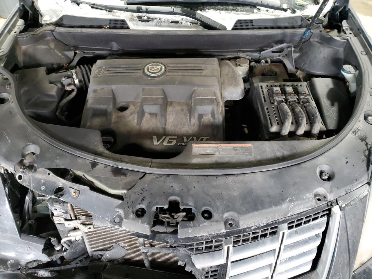 2013 Cadillac SRX VIN 3GYFNAE37DS521973 Copart auction photo, front end damage thumbnail 12