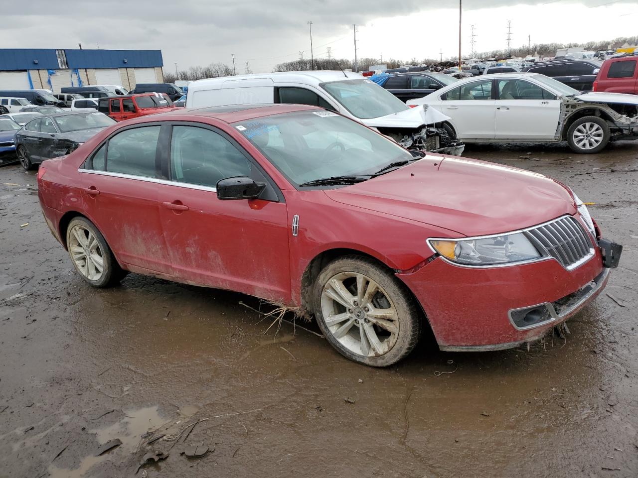 2010 Lincoln MKZ VIN 3LNHL2GC5AR604274 Copart auction photo, front end damage thumbnail 4