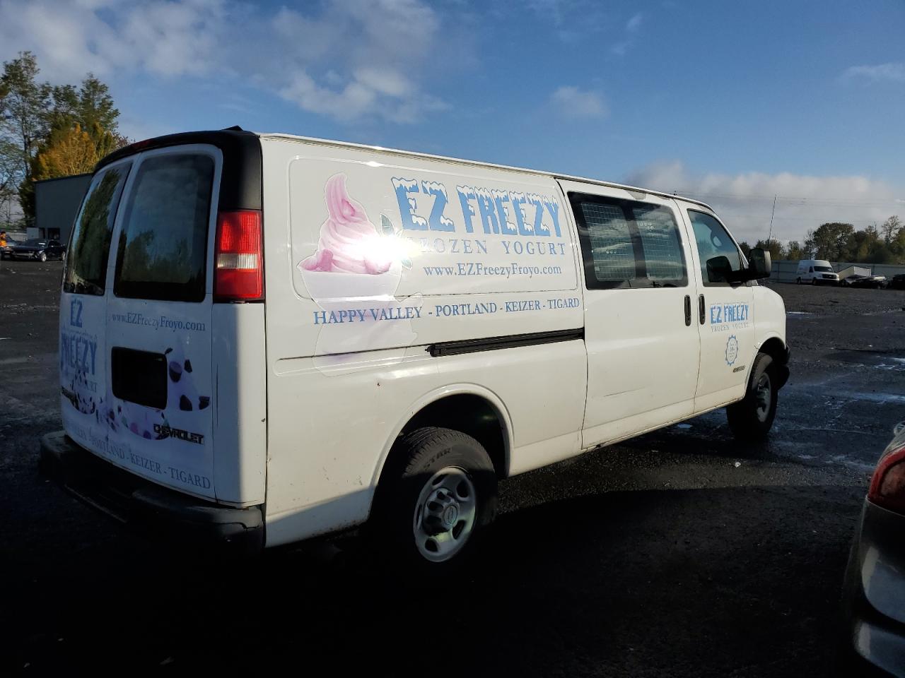 2006 Chevrolet Express VIN 1GCHG39U961111574 Copart auction photo, front end damage thumbnail 3