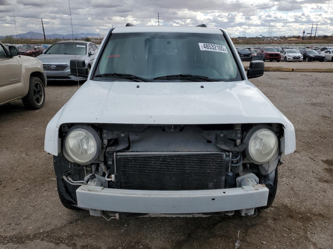2010 Jeep Liberty (Patriot) VIN 1J4NT2GBXAD589756 Copart auction photo, front end / mechanical damage thumbnail 5