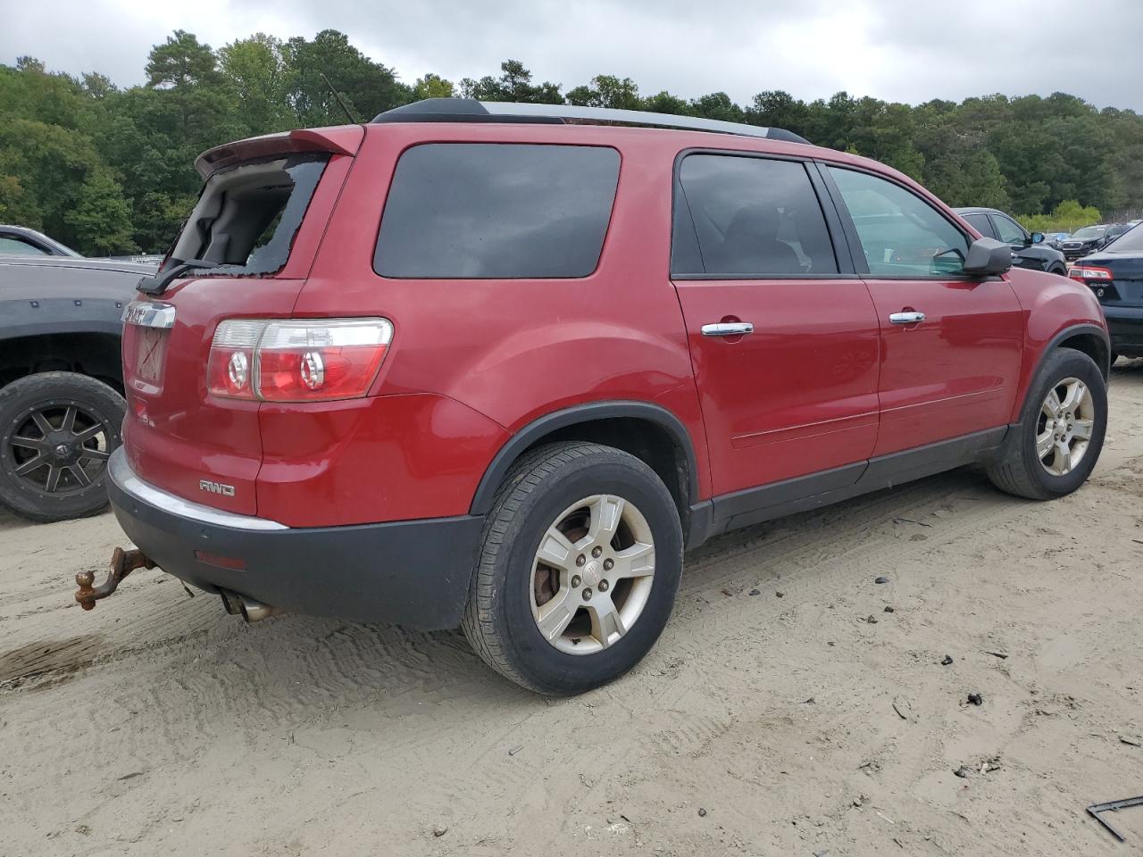 2012 GMC Acadia VIN 1GKKVPED4CJ193500 Copart auction photo, rear end damage thumbnail 3