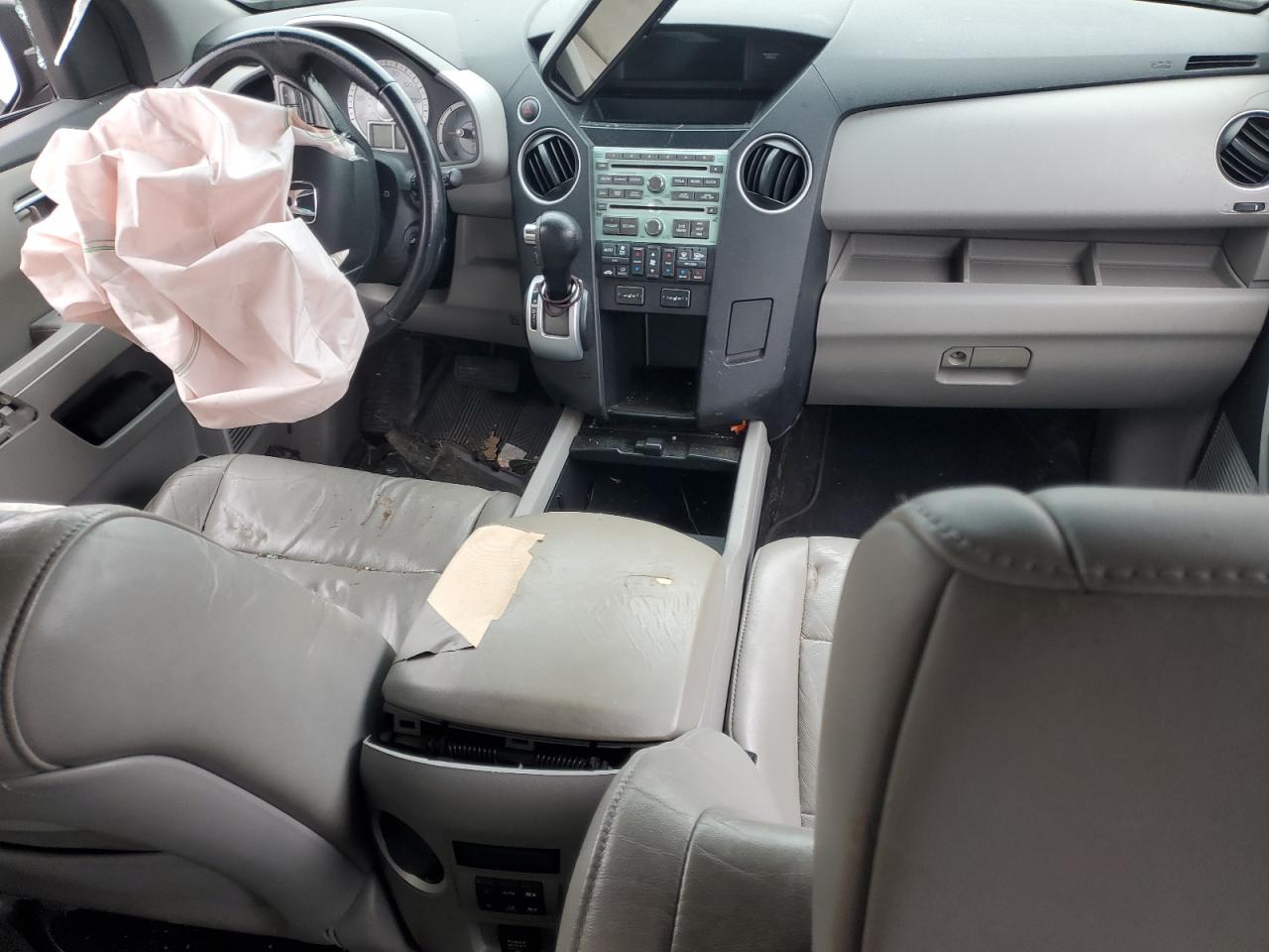 2010 Honda Pilot VIN 5FNYF4H69AB039173 Copart auction photo, all over damage thumbnail 8
