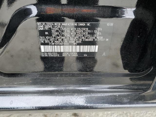 2010 Toyota RAV 4 VIN 2T3WF4DVXAW019402 Copart auction photo, vandalism damage thumbnail 13