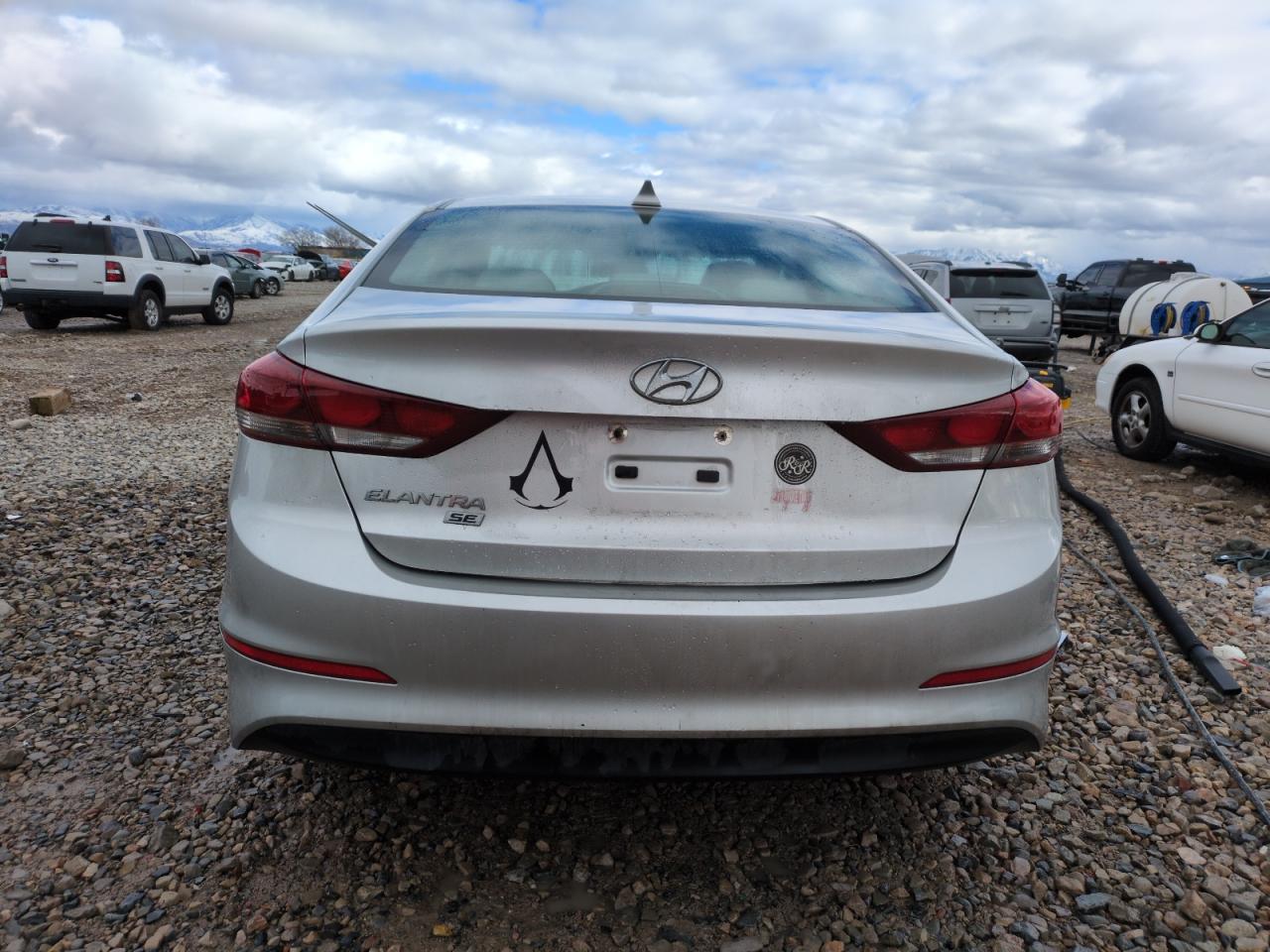 2017 Hyundai Elantra VIN 5NPD74LF3HH094975 Copart auction photo, undercarriage damage thumbnail 6