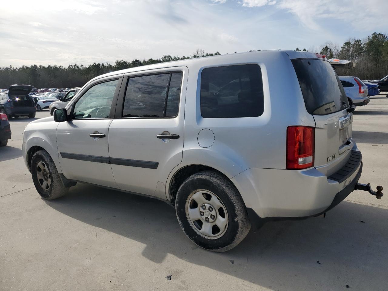 2011 Honda Pilot VIN 5FNYF4H22BB016722 Copart auction photo, side damage thumbnail 2