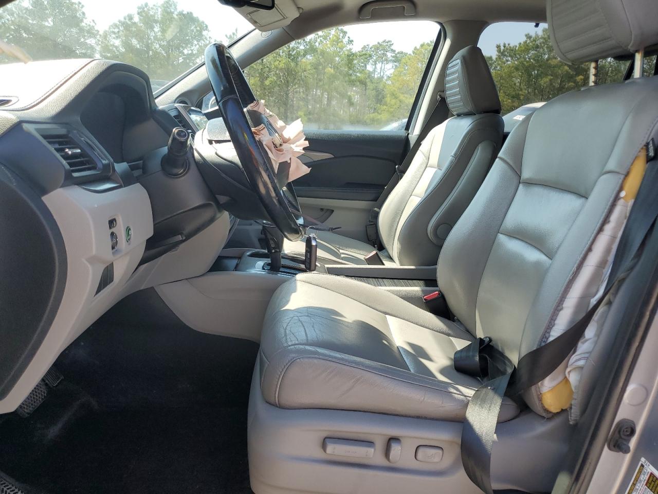 2016 Honda Pilot VIN 5FNYF6H83GB032595 Copart auction photo, side / front end damage thumbnail 7