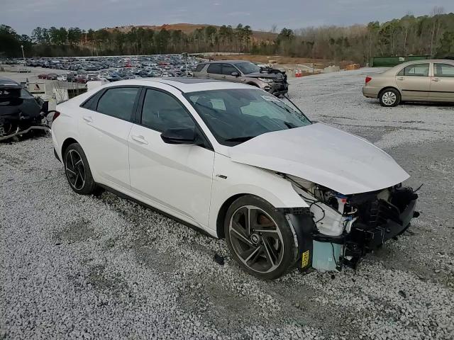 2023 Hyundai Elantra VIN KMHLR4AF3PU625830 Copart auction photo, front end / mechanical damage thumbnail 10