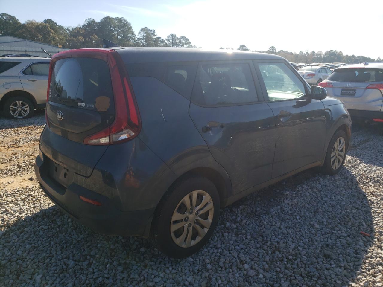 2021 KIA Soul VIN KNDJ23AU1M7762705 Copart auction photo, side damage thumbnail 3