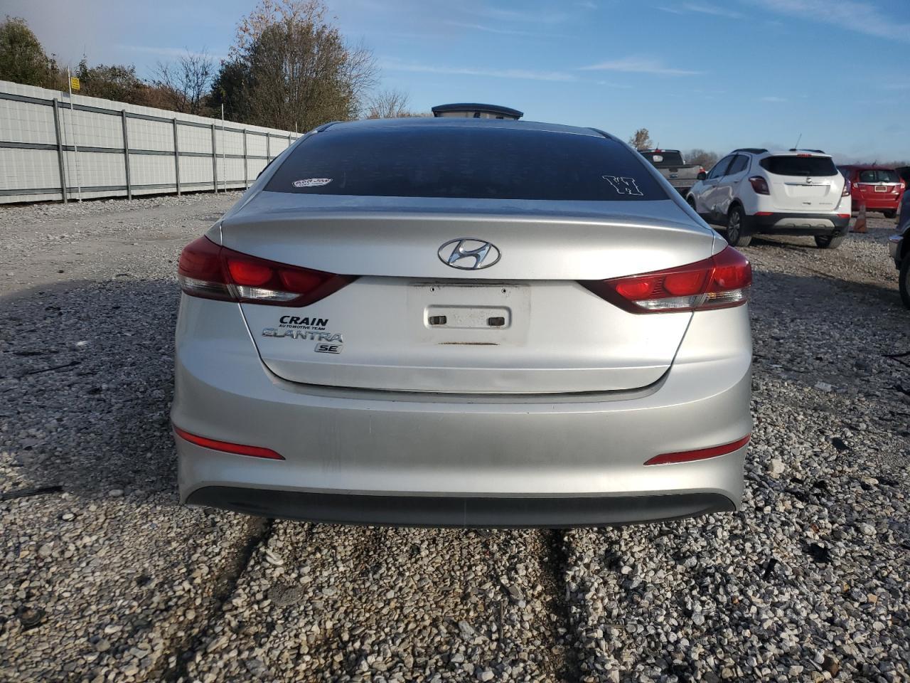 2018 Hyundai Elantra VIN 5NPD74LF0JH279619 Copart auction photo, side damage thumbnail 6