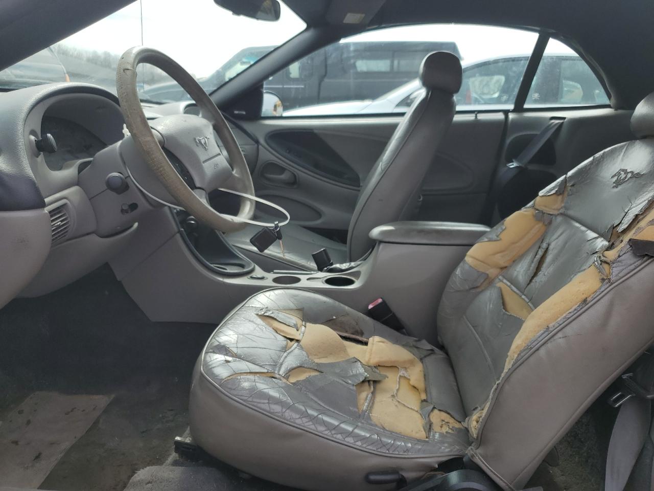 2001 Ford Mustang VIN 1FAFP44491F150140 Copart auction photo, front end damage thumbnail 7