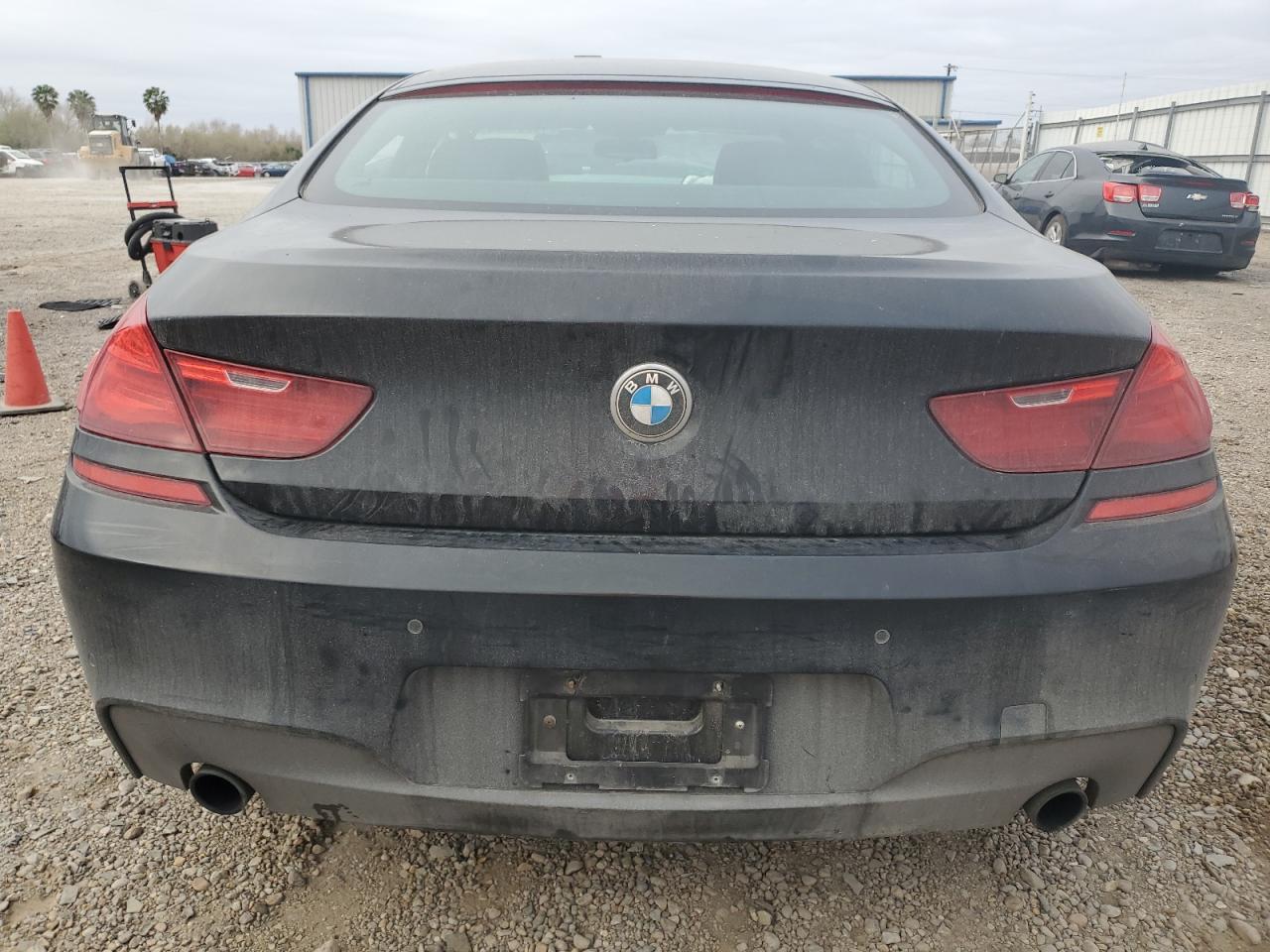 2015 BMW 6er VIN WBA6B8C58FD453291 Copart auction photo, front end damage thumbnail 6