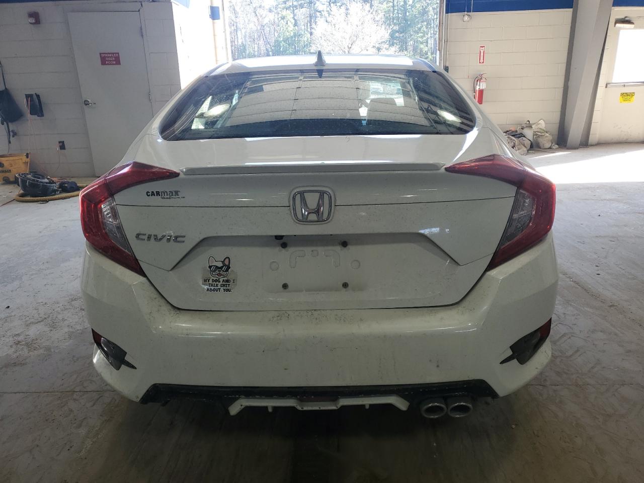 2016 Honda Civic VIN 2HGFC1F74GH655670 Copart auction photo, front end damage thumbnail 6