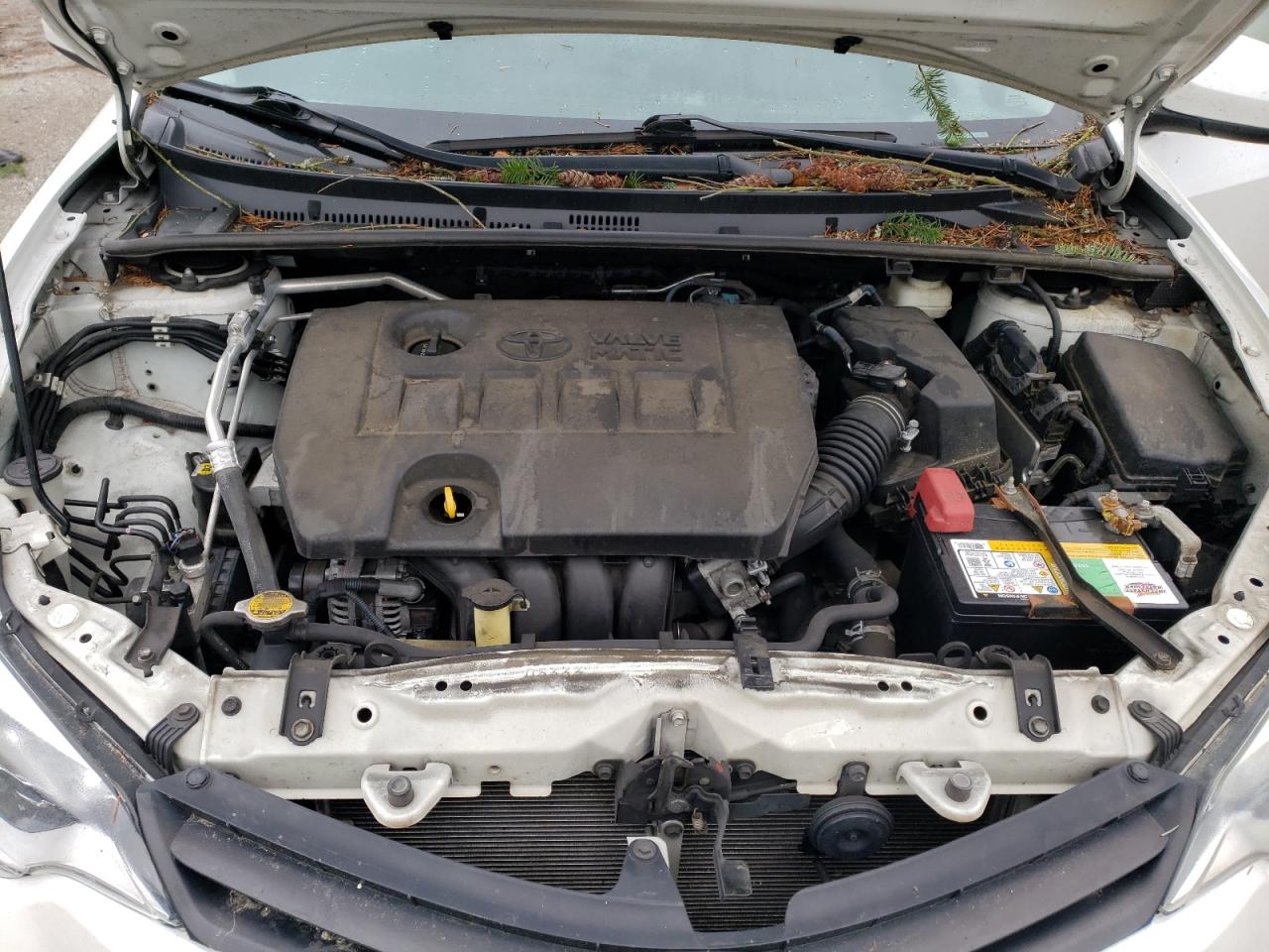 2014 Toyota Corolla VIN 5YFBPRHE4EP128893 Copart auction photo, top/roof / rear end damage thumbnail 13